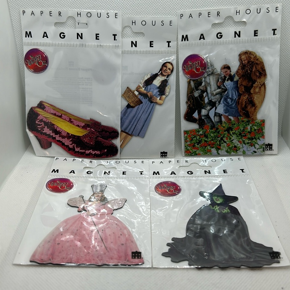 Wizard of Oz 5 Magnets new in package by Paper House